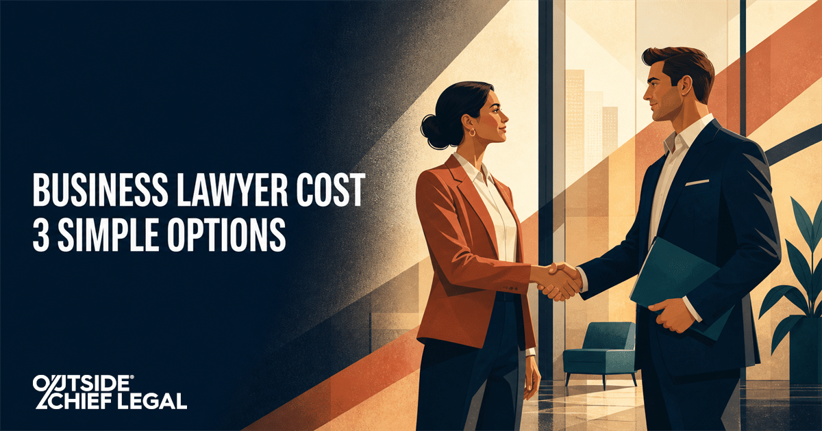 Two professionals shake hands after agreeing on a business lawyer cost in Alabama.