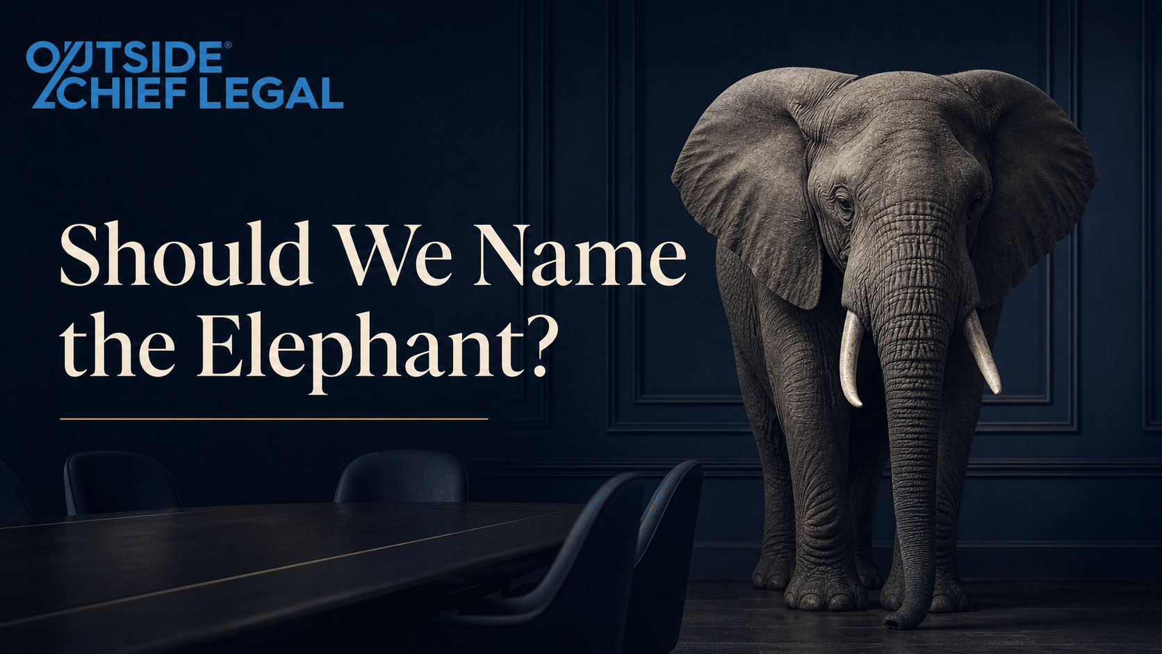 Should we name the elephant